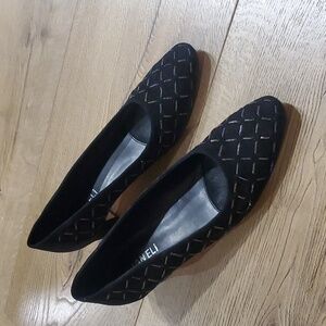 VANELi‎ Womens Alleen Black Suede Pumps